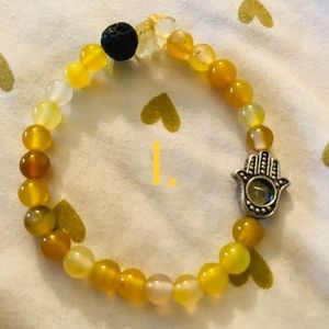 I. Yellow Jade Solar Plexus Chakra Balancing Beads